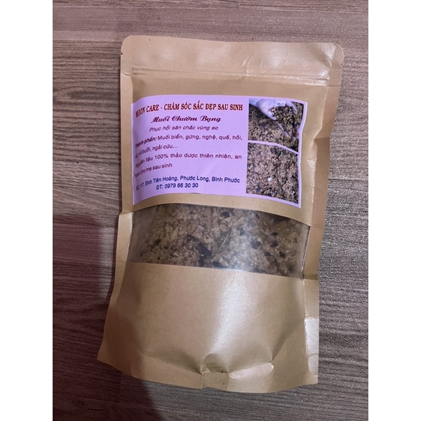 Muối chườm bụng sau sinh