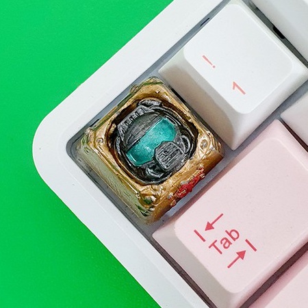 Keycap Lẻ DOOM Slayer trong Game Doom Cực Đẹp ( keycap resin độc lạ )( Keycap Artisan )