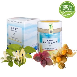 Muối tắm bé hộp 400g tâm dược thảo sản xuất tại htx sinh dược ninh bình