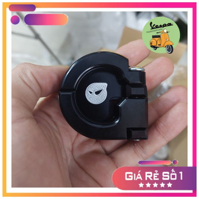 Móc treo VESPA logo Maru's hợp kim nguyên khối