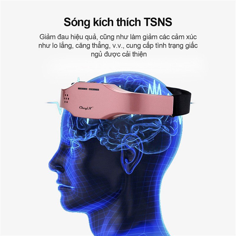 Thiết Bị massage Đầu Cải Thiện Giấc Ngủ thông minh giúp làm giảm đau nhức đầu Máy massage đầu giảm stress