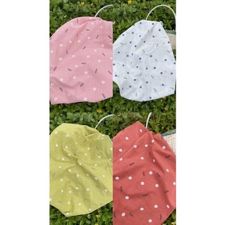 vải thô linen hoa cam đất