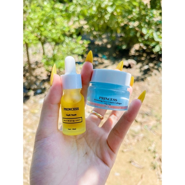 Combo huyết thanh cốt ủ và kem face princess (Cam kết chính hãng 💯 )