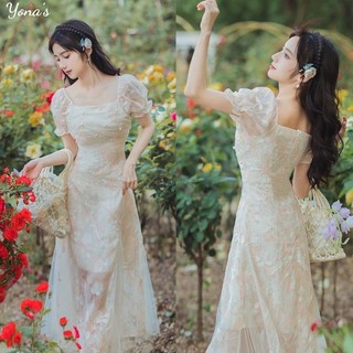 Yona’s Đầm tiểu thư nhẹ nhàng phong cách cổ điển MSP D39