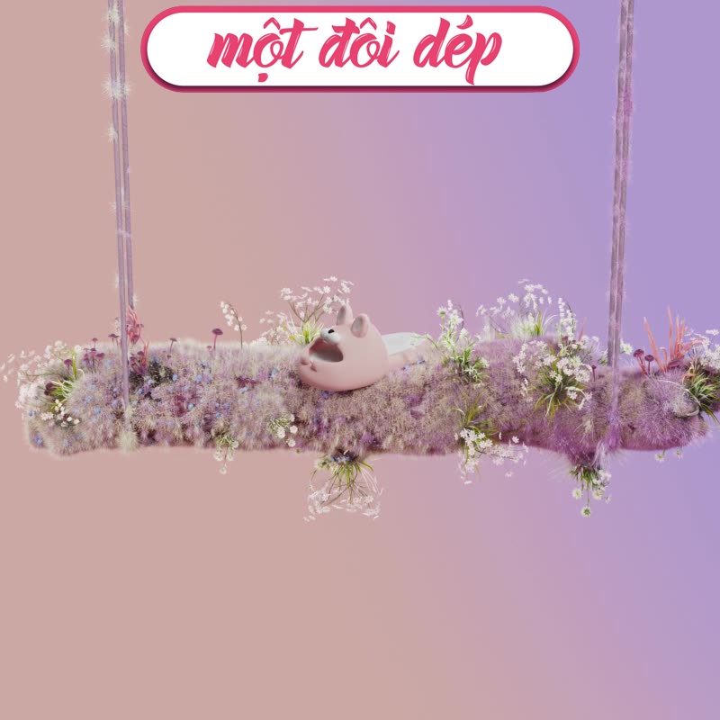 Dép Thỏ Moji Đế Dày 4 CM siêu êm Hàng Cao Cấp Chedoir Nội địa Trung
