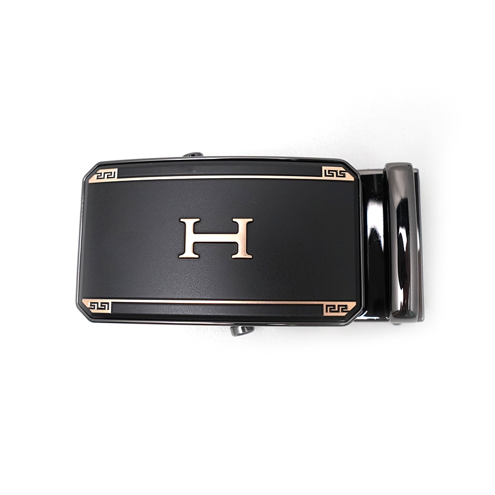 Mặt khóa thắt lưng nam, đầu khóa lăn cao cấp màu đen nhám sang trọng L255D