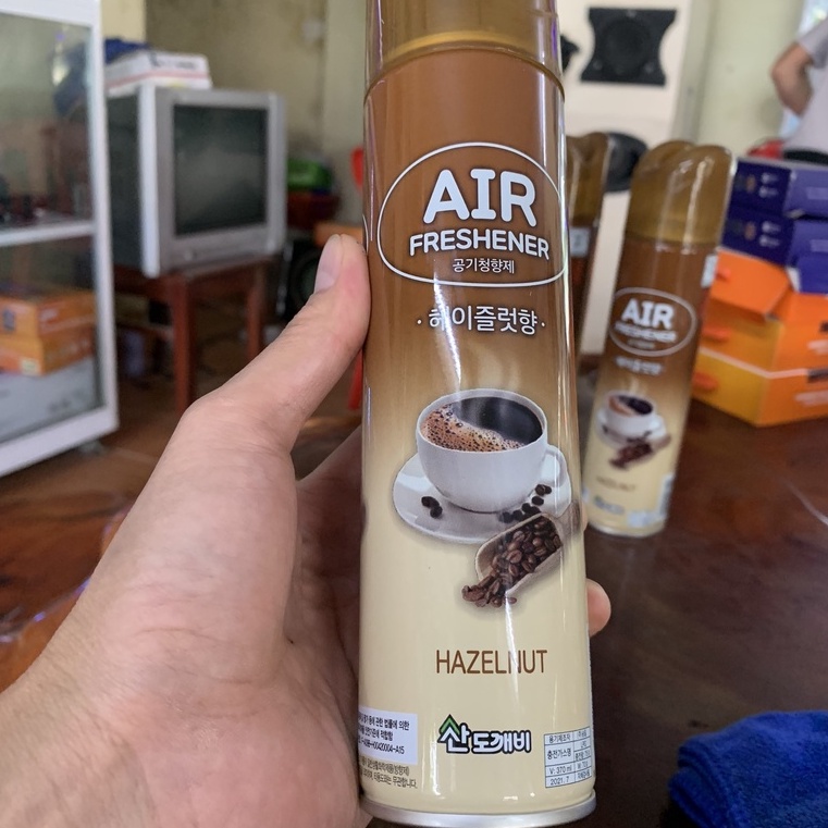 Bình Xịt Nước Hoa Xe Ô Tô Hương Cà Phê Dịu Nhẹ Khử Mùi Chống Say Xe - Car Spa