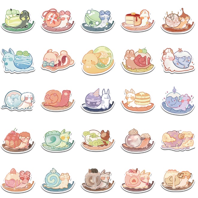 Sticker Chibi Ốc Sên dễ thương