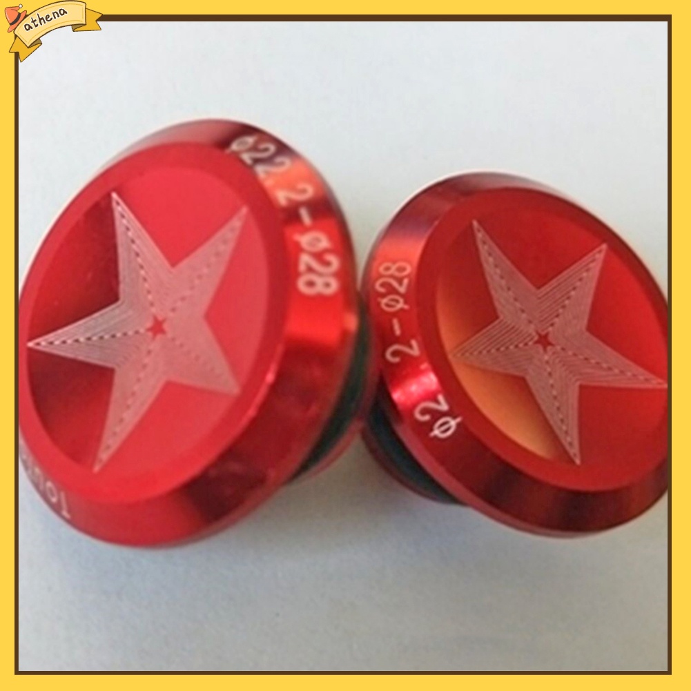 Bộ 2 Nút Bịt Đầu Tay Nắm Xe Đạp Leo Núi Bằng Hợp Kim Nhôm