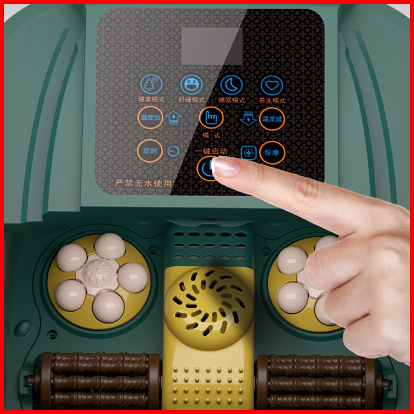 Bồn ngâm chân massage tự động làm nóng nước có chống giật Misubao Hàn Quốc, Máy ngâm chân massage có sục khí chính hãng