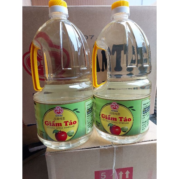 Giấm Táo Ottogi can 2L