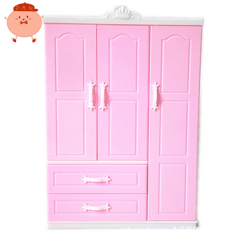 Tủ Quần Áo Đồ Chơi Búp Bê Phong Cách Châu Âu