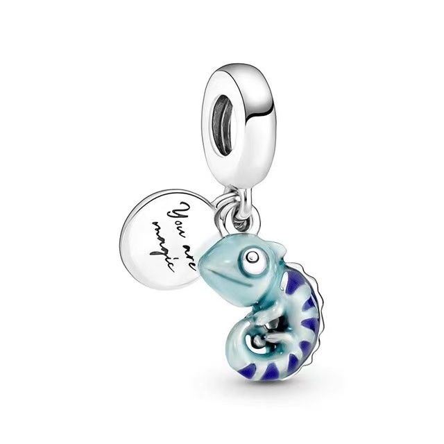 Hạt Charm Mạ Bạc 925 Dùng Làm Trang Sức DIY
