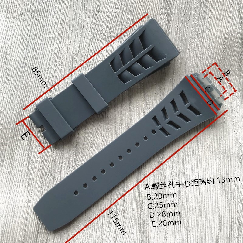 Dây Đeo Bằng Silicone Cho Đồng Hồ Thông Minh Richard Miller Richard Millere 25mm RM53 / 055 / 011