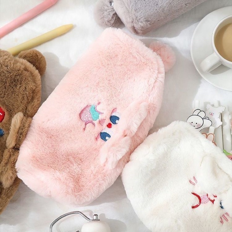 Hộp bút /túi bút lông, vải hình dễ thương size to cho đựng nhiều bút( có ảnh thât