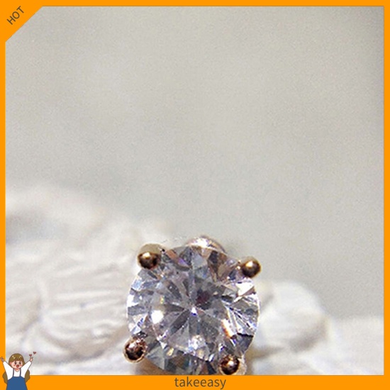 Khuyên đeo vành tai đính kim cương giả thời trang sành điệu cho nam nữ