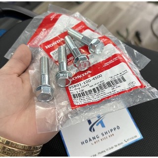 Bộ 4 con bu lông 10x45 , ốc gắn phuộc trước wave chính hãng honda