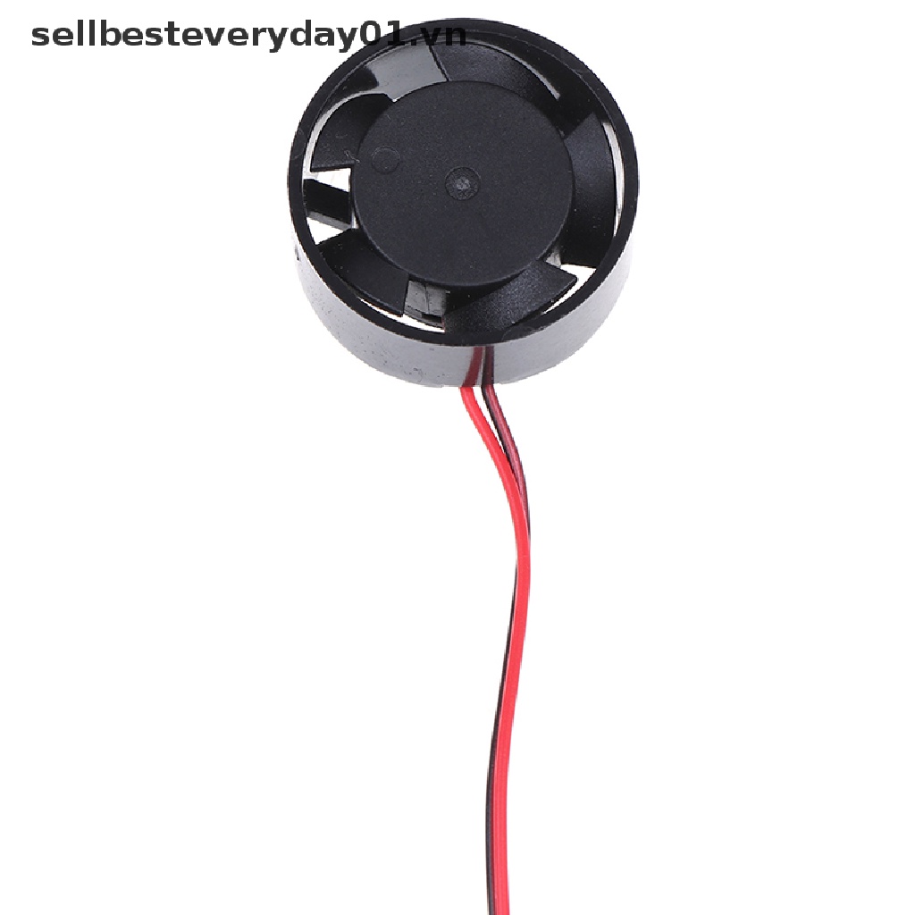 Quạt Tản Nhiệt Tròn Mini 25.5x10mm 5V 9V 12V 24V Cho Đèn LED / Máy Tính