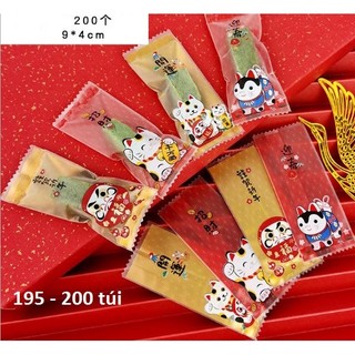 Túi đựng kẹo nougat Mèo may mắn