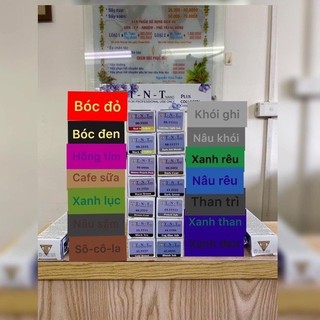 Màu nhuộm phủ bạc và cân bằng với 1 tuýp nhuộm tnt plus