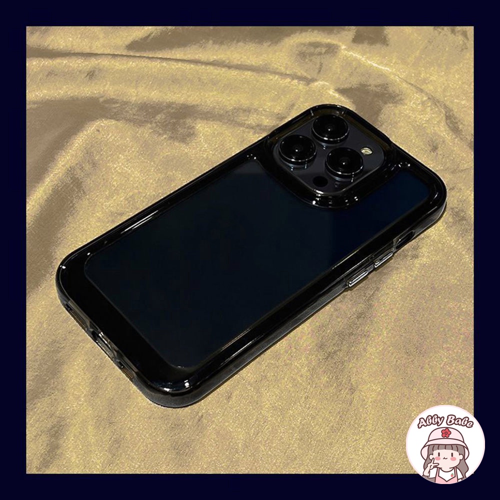 Ốp Điện Thoại Acrylic Màu Tím Trong Suốt Chống Sốc Thời Trang Cho Iphone 14 Pro Max 11 7Plus 13 12 11 Pro Max X XS 12 13 XR