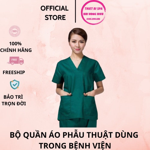 Bộ Scrubs cổ tim phòng mổ, đồng phục Spa, phòng khám, Bác Sĩ, quần áo phòng mổ, đồng phục phẫu thuật VẢI CAO CẤP