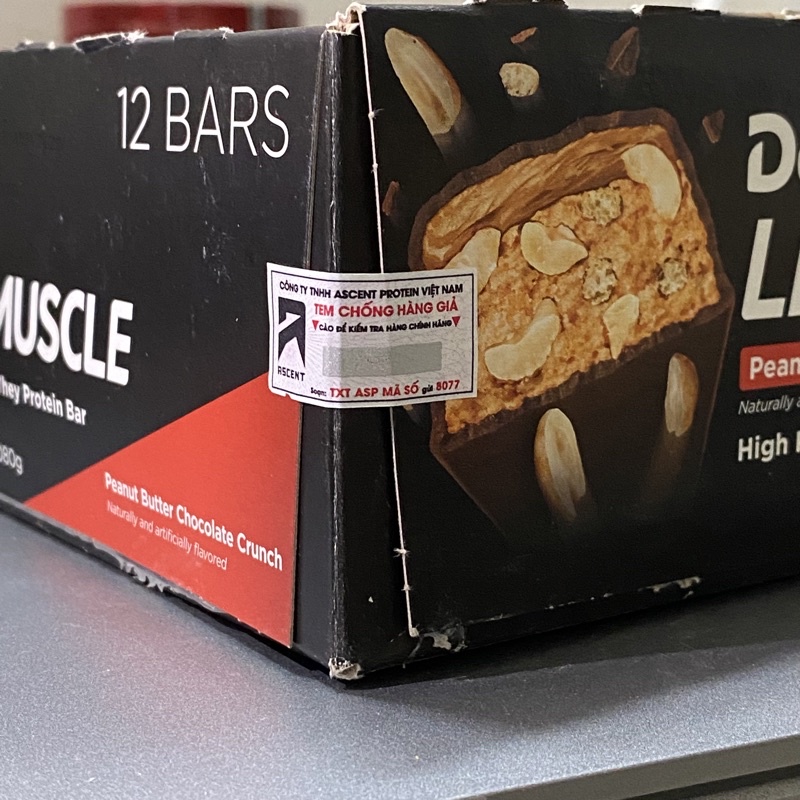 Protein Bar Detour Lean Muscle : 32g Protein, 21 Vitamin,1000mg Omega-3 - Chính hãng USA