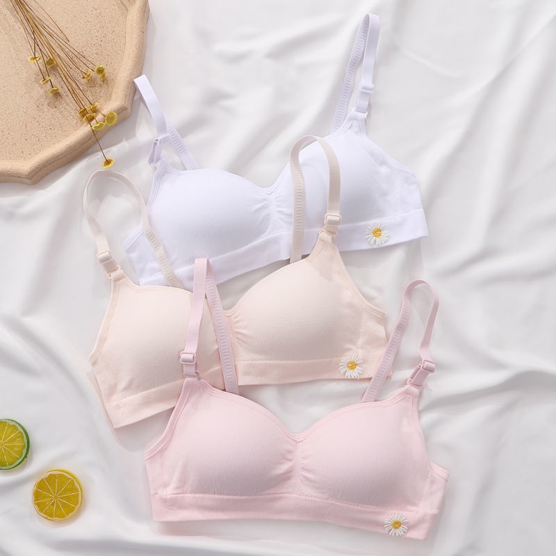 Áo Ngực cotton Không Gọng Thiết Kế Mỏng Thời Trang Dành Cho Nữ