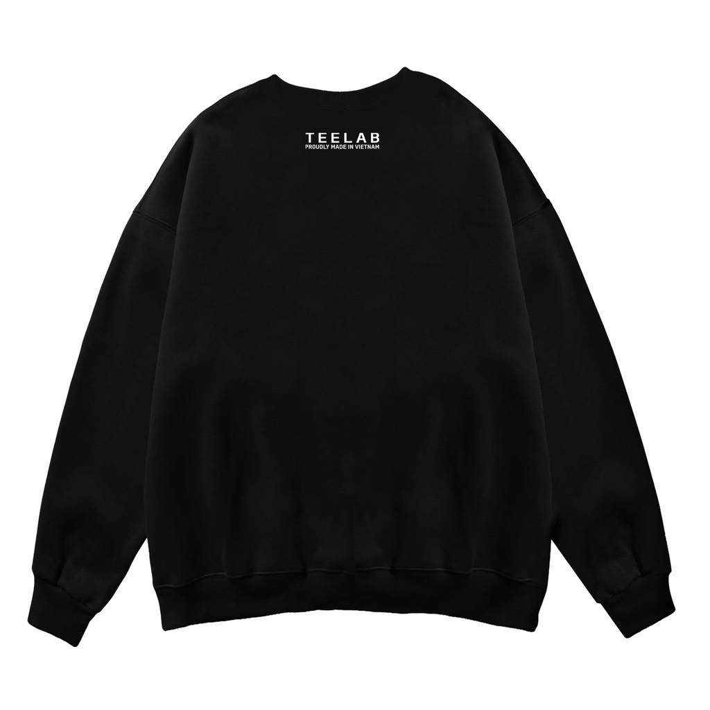 Áo Sweater TEELAB Nam Nữ Unisex, Áo Nỉ Form Rộng Chất Liệu Nỉ Bông Phong Cách Hàn Quốc