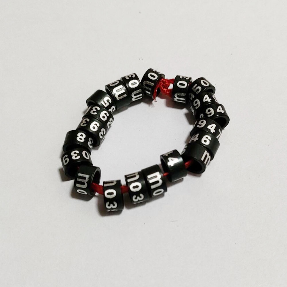 Set 30 / 10 Vòng Đeo Chân Huấn Luyện Chim Cảnh 5mm