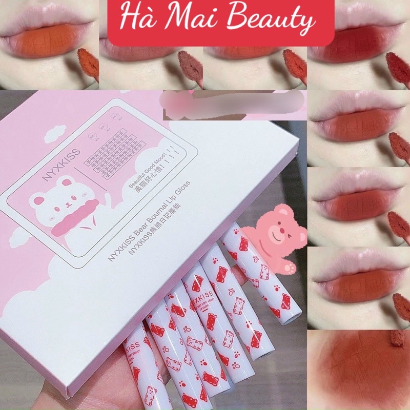 Set 7 cây son NYXKISS đẹp