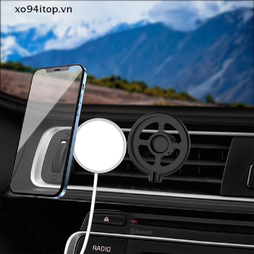 Giá Đỡ Sạc Điện Thoại Apple Magsafe Gắn Lỗ Thông Gió Xe Hơi