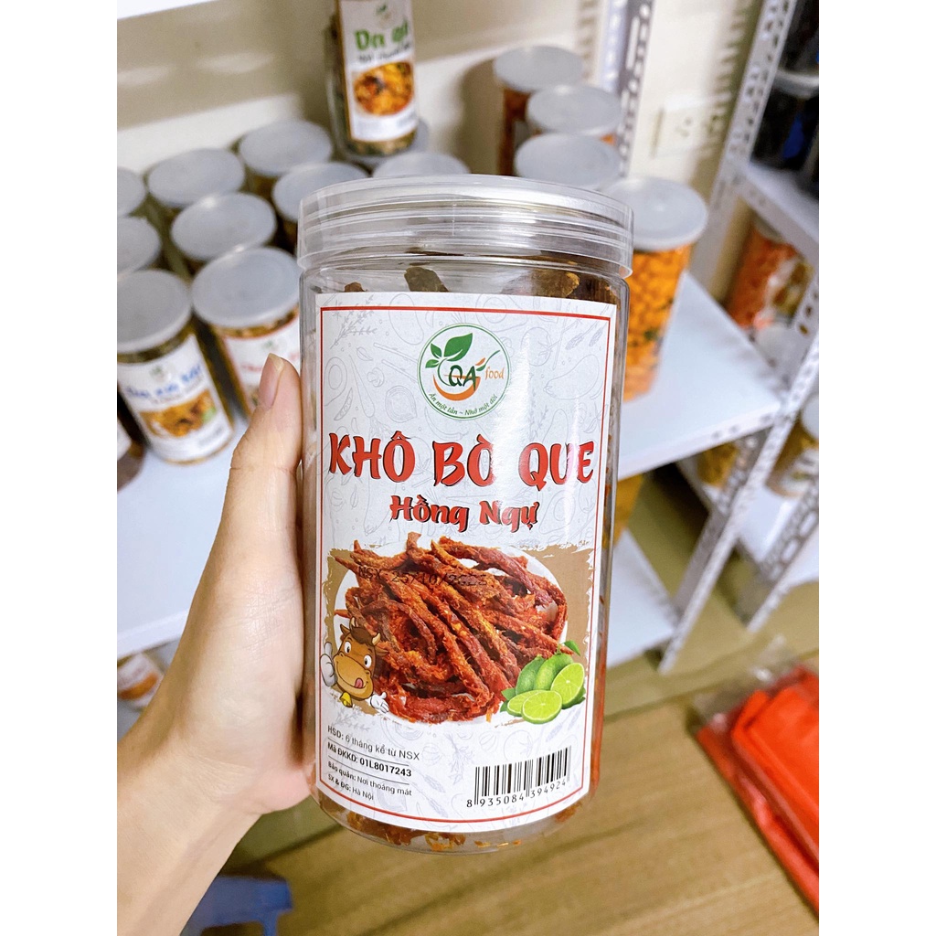 Khô bò que Hồng Ngự hũ 250g siêu ngon Date Mới