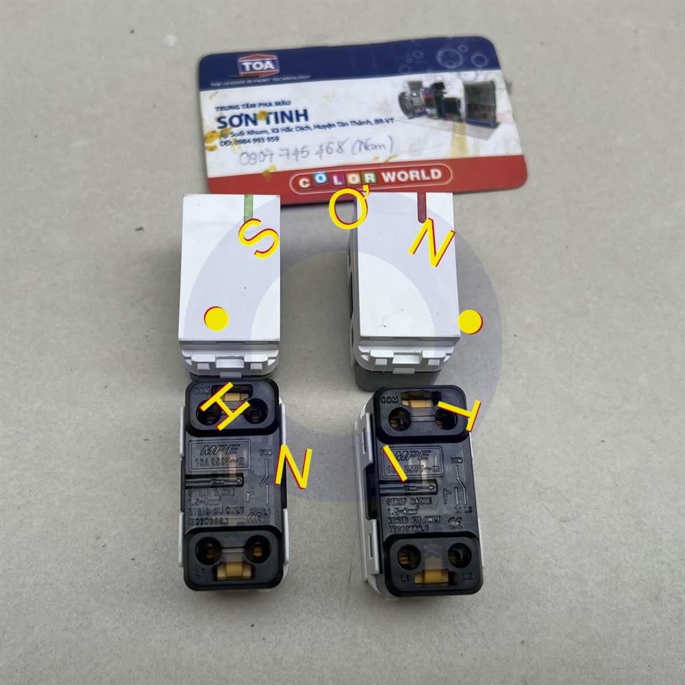 MPE CÔNG TẮC 1 2 CHIỀU MÃ A6M/1 A6M/2 A6M/1V A6M/2V