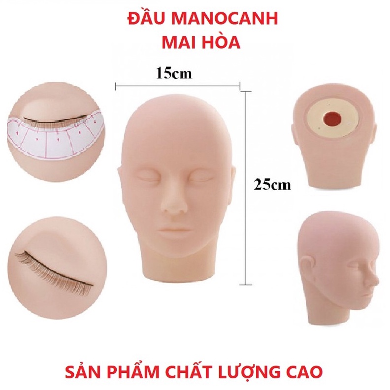 Đầu Manocanh_đầu canh giả_dụng cụ nối mi_mi khay giá rẻ_Mai Hòa Lash