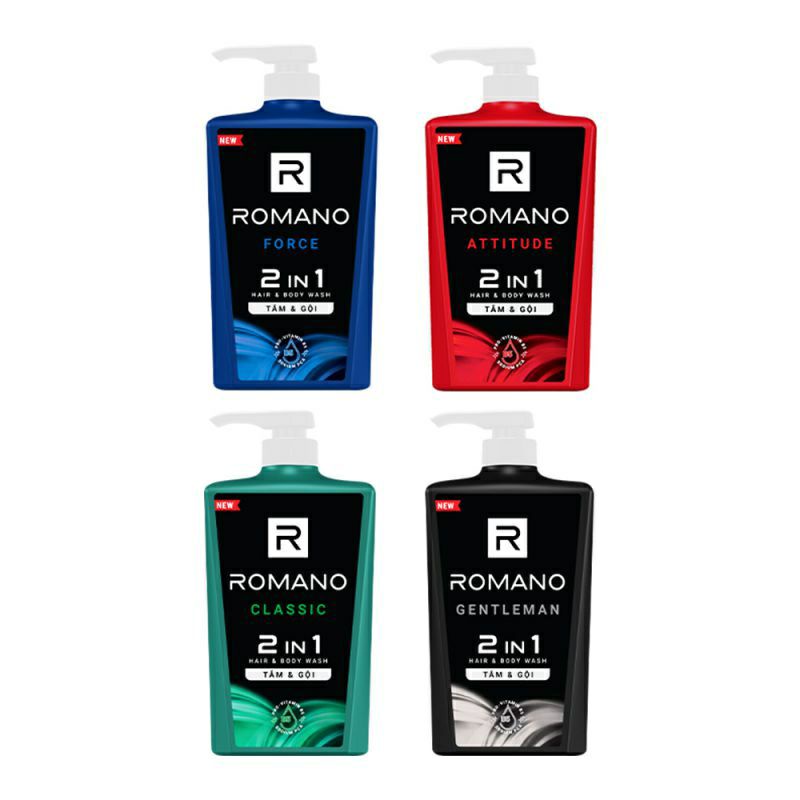 Sữa tắm hương nước hoa Romano 650g