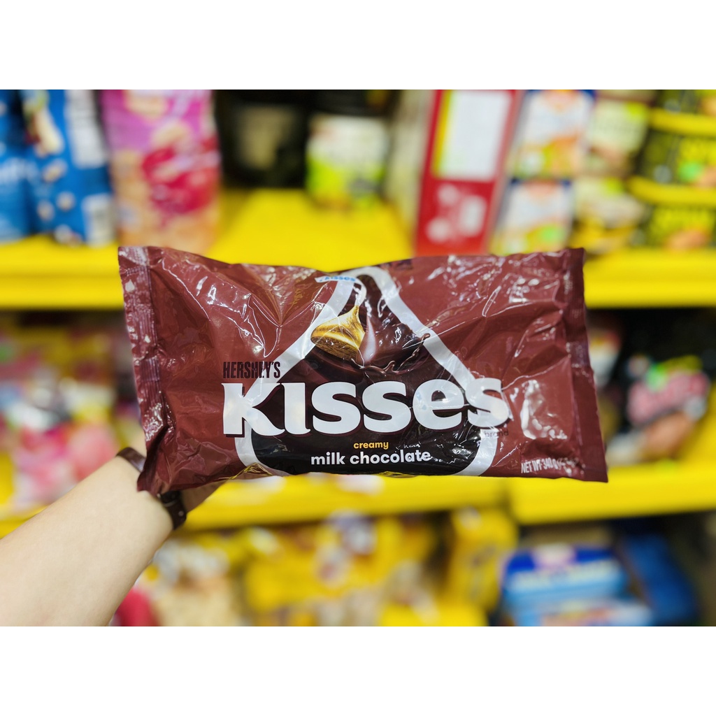 Socola Kisses Hershey’s Kisses Creamy Milk Chocolate 315g-DATE 6-12/2024