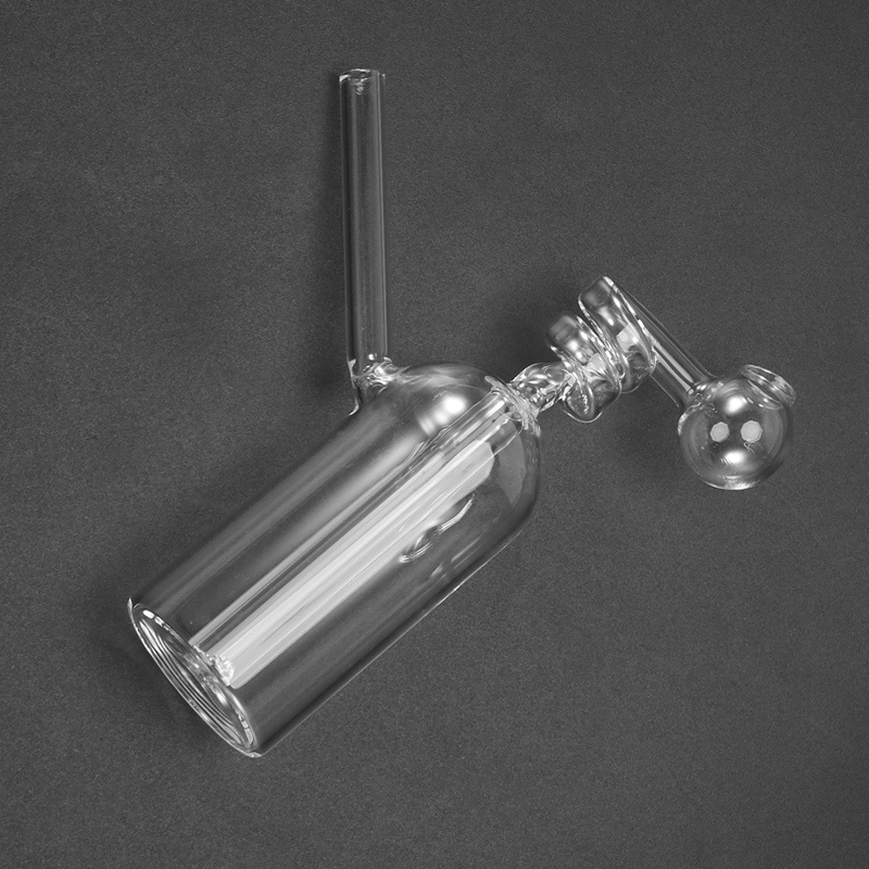 Kính Bình Hoa Thủy Tinh Có Tay Cầm Bong Bóng Trang Trí Sân Vườn