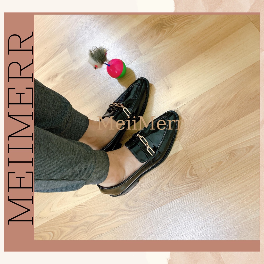 Giầy Loafer da bóng sang chảnh