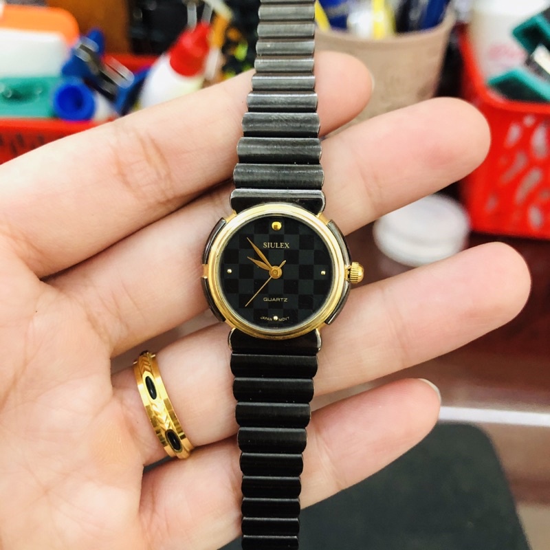 Đồng hồ nữ si nhật Siulex, dây khoá zin