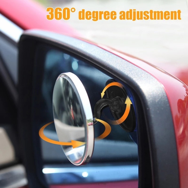 1 Cặp Gương Chiếu Hậu Góc Rộng Xoay 360 Độ Điều Chỉnh Được Thông Dụng Cho Xe Hơi