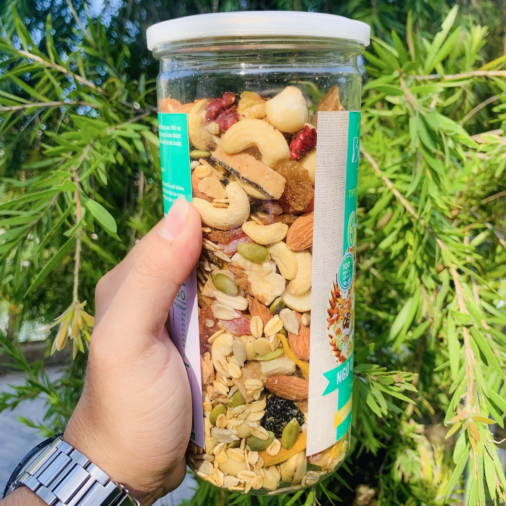 Granola Siêu Hạt 5% Yến Mạch, 11 Loại Hạt Siêu Ngon, Tốt Cho Tim Mạch Healthy Giữ Dáng - Siêu Thị Bealife