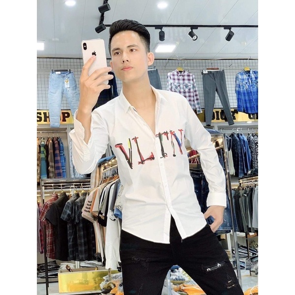 [HÀNG CAO CẤP] Áo sơ mi nam dài tay,chất liệu cotton thoáng mát, không nhăn, không bai xù