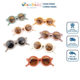 Kính Mát Trẻ Em WOWKIDS Gọng Dẻo Bền, Thời Trang, Chống Tia Cực Tím Cho Bé Từ 1-8 Tuổi