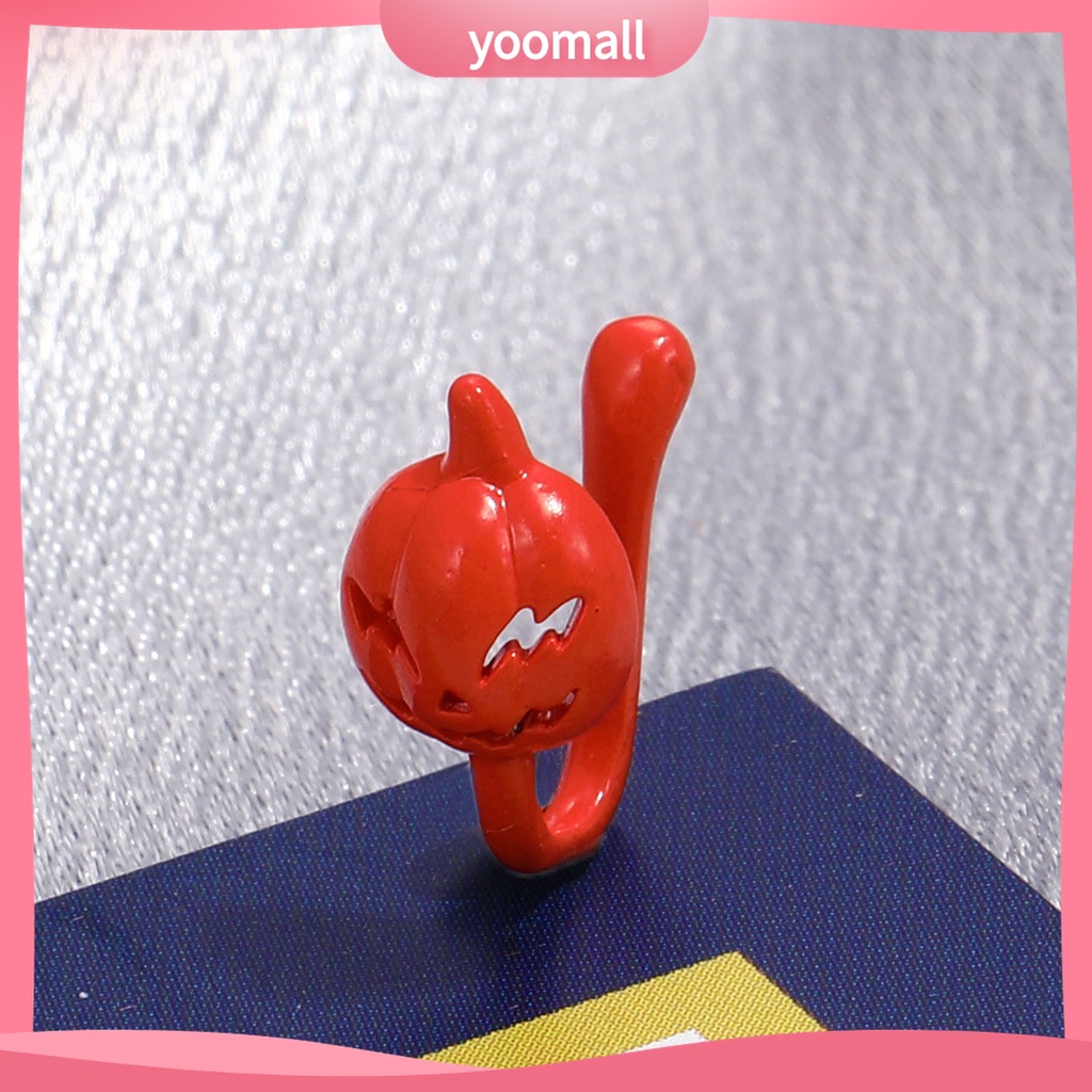 (Yoomall) Khuyên Mũi Giả Hình Chữ U Đính Đá Zircon Hình Ếch Hoạt Hình Sáng Bóng Cho Tiệc Tùng