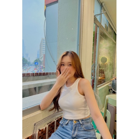 [ Hình thật ] ÁO BA LỖ NỮ - A01