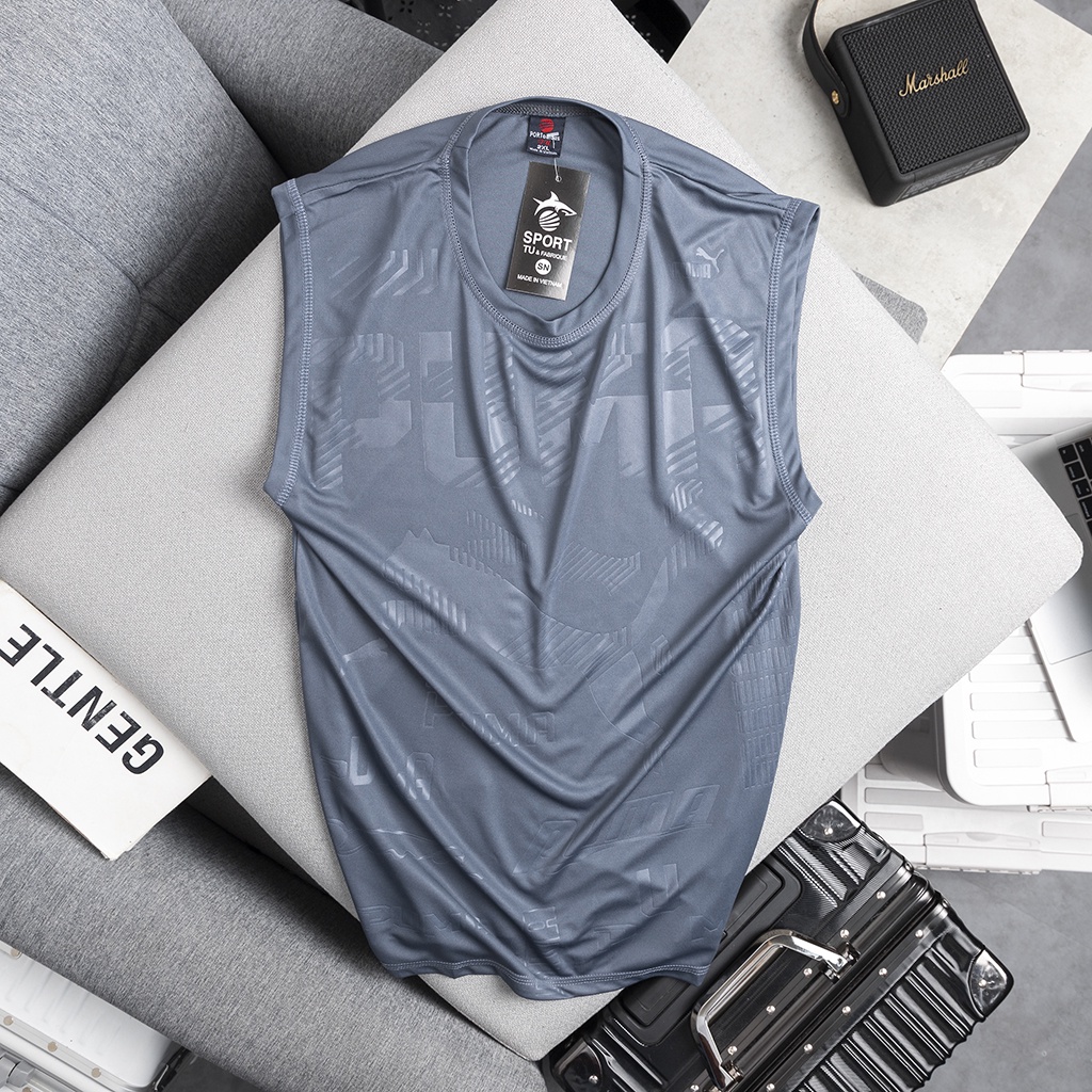 Áo ba lỗ nam TANKTOP thể thao vải thun lạnh đẹp co giãn 4 chiều VN20K