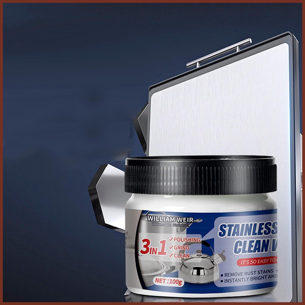 Keo Đánh Bóng Kim Loại Bằng Nhôm 100g Loại Bỏ Vết Rỉ Sét Và Làm Sạch Lâu Trôi haoyisvn
