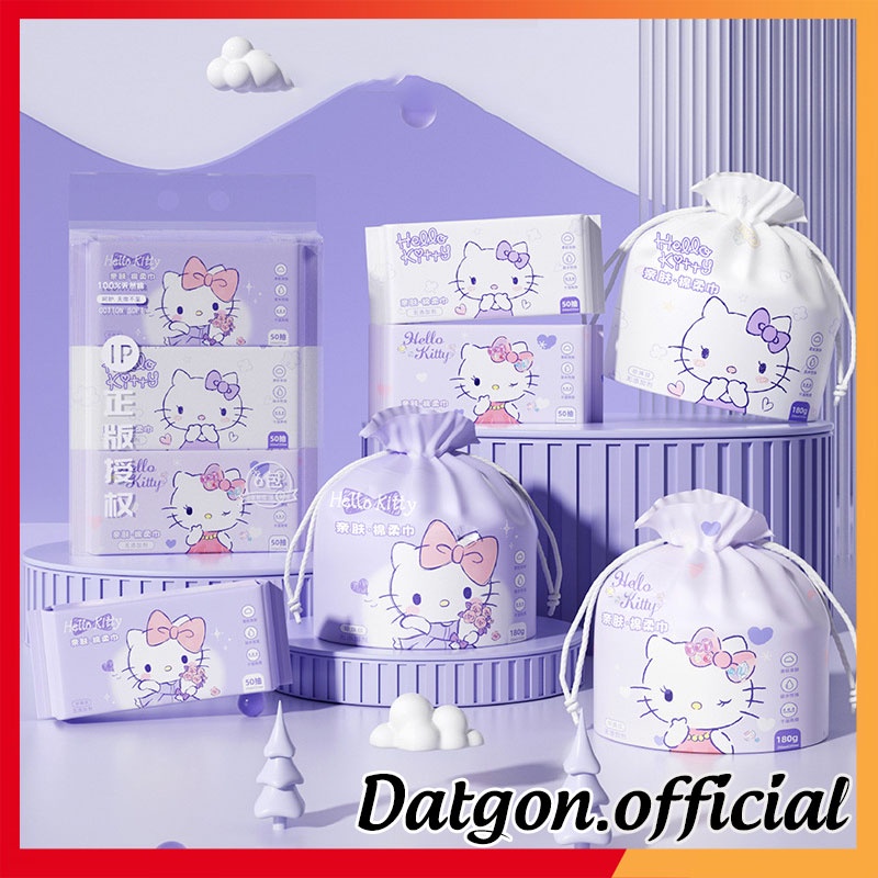 Khăn Mặt Cuộn Có Thể Lau Khô, Lau Ướt, Tẩy Trang - Giấy Cuộn Lau Mặt Dùng Một Lần Tiện Dụng 100% Bông Tự Nhiên