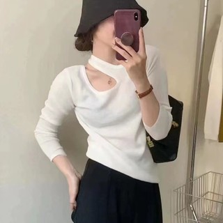 Áo len mongtoghi khoét vai Hàn Quốc nữ đẹp 1993s Boutique